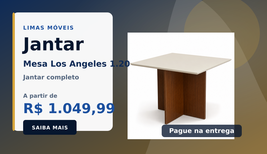 Mesa de Jantar 6 lugares